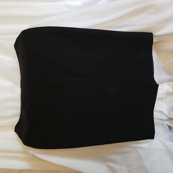 Womens sz 6 Black lined skirt - Picture 4 of 5